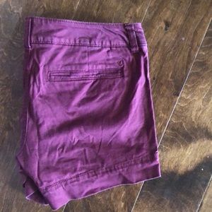Maroon MIDI Shorts from American Eagle